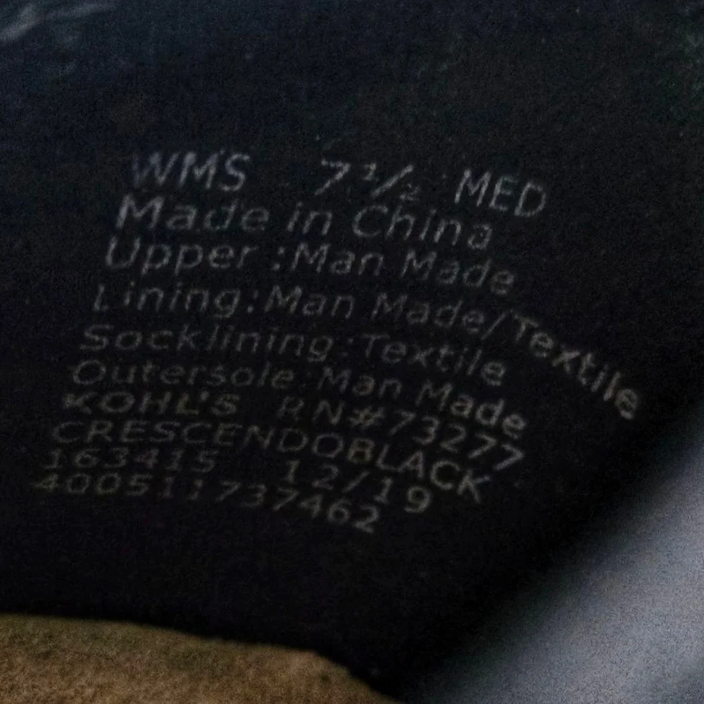 Croft & Barrow Ortholite Women's Black-Grey Mary Jane Shoe. Size 7.5M US.NWT. - Picture 10 of 10